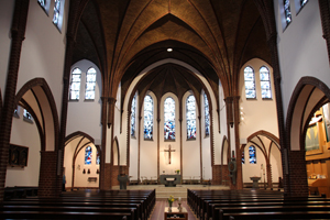 St. Marien-Kirche mit neuer Beleuchtung 