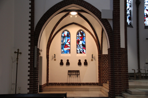 St. Marien-Kirche mit neuer Beleuchtung St. Marien-Kirche mit neuer Beleuchtung